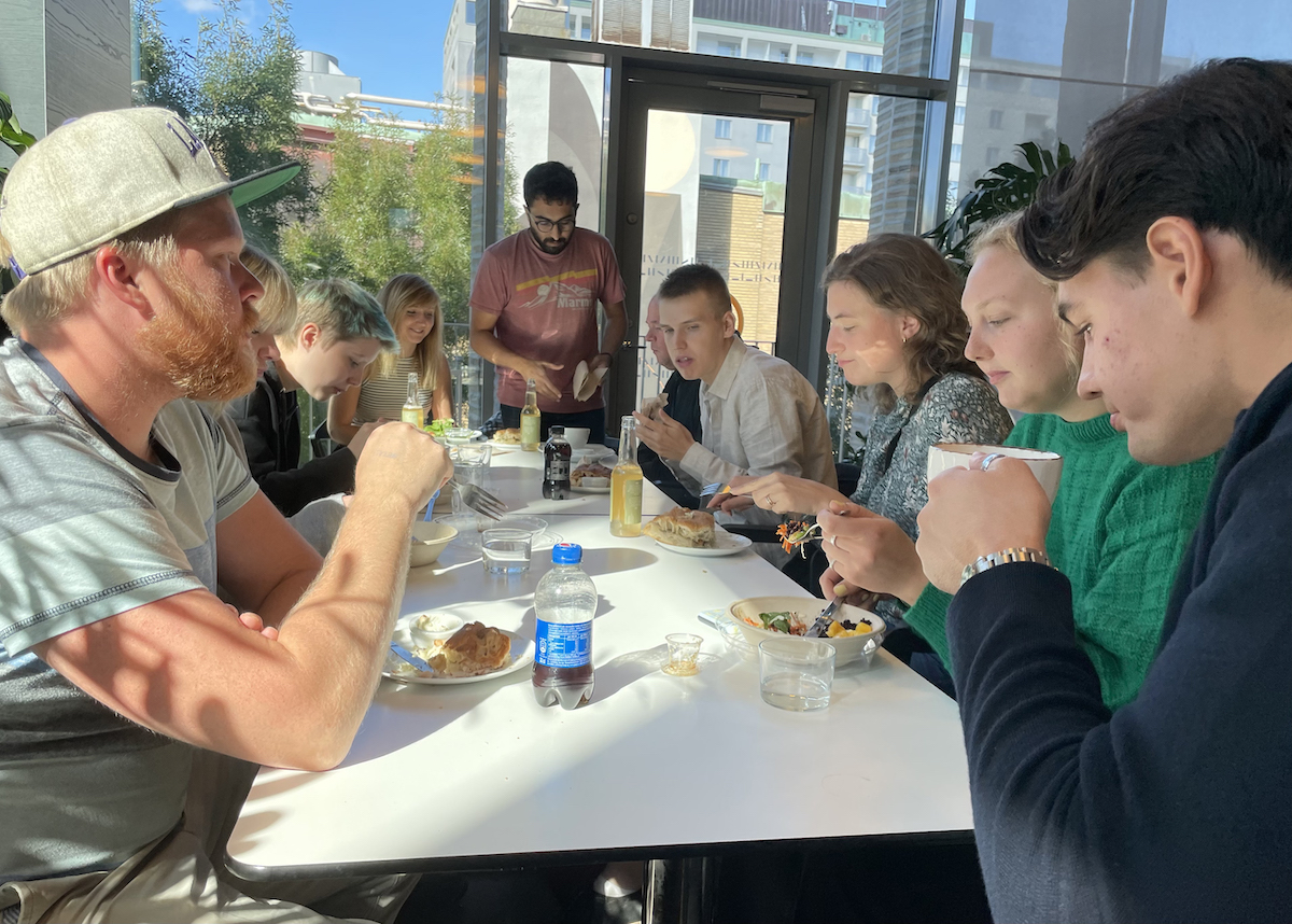 Filmplats på lunch