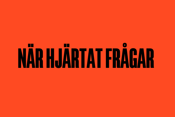 Poesi: När hjärtat frågar