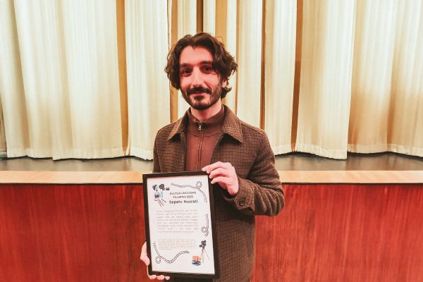 Årets filmpris gick till Sepehr Nosrati