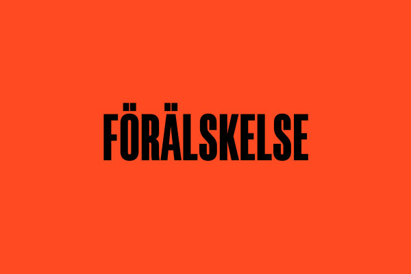 Poesi: Tre korta – förälskelse