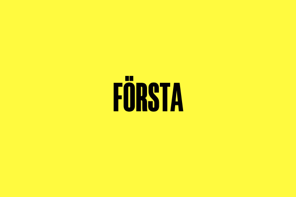Poesi: Första