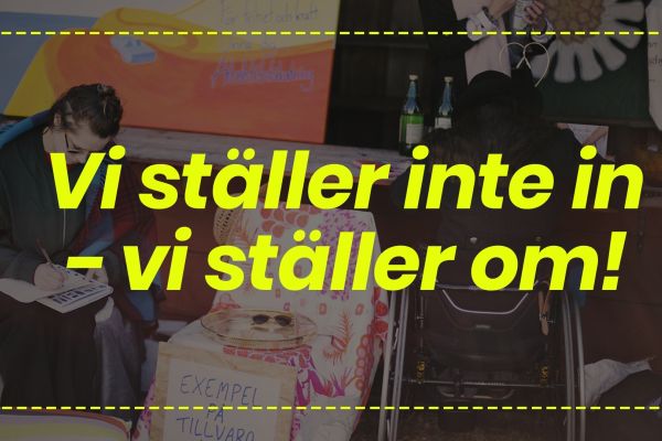 KulturUngdom ställer inte in - vi ställer om