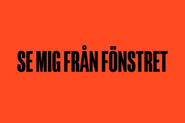 Poesi: Se mig från fönstret 