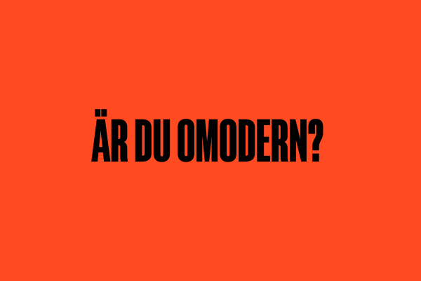 Poesi: Är du omodern?