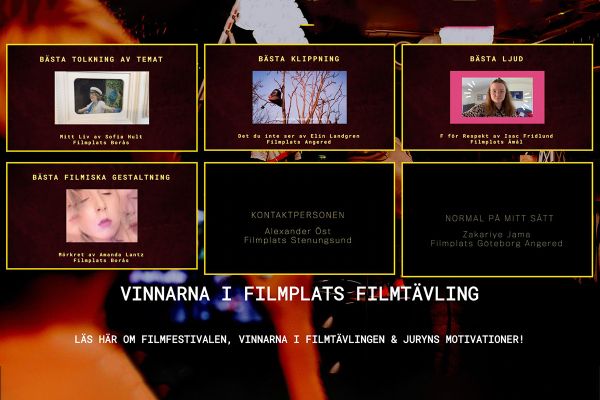 Grattis till de sex vinnarna i Filmplats filmtävling!