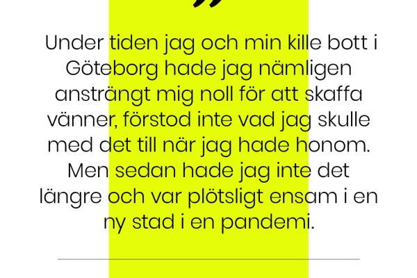 Krönika: En krönika om vänskap