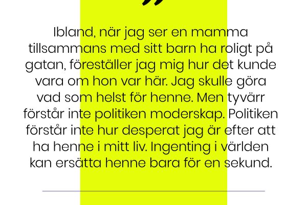 Krönika: Allt för henne